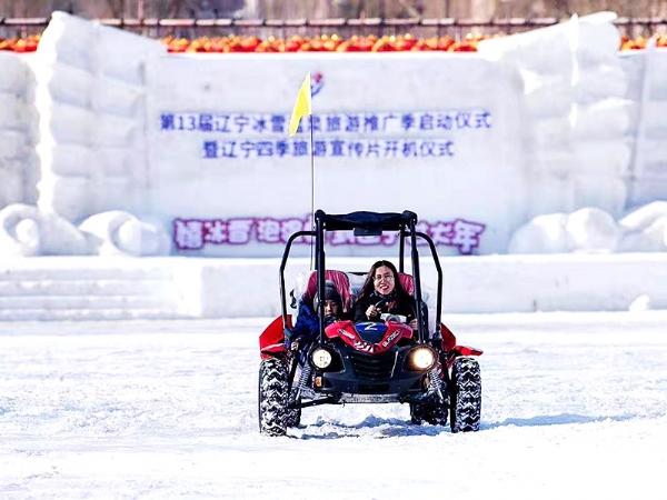 Snow motorcycle kart