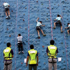 rock climbing