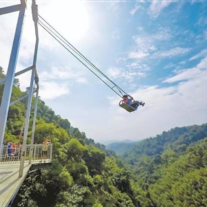 Cliff swing